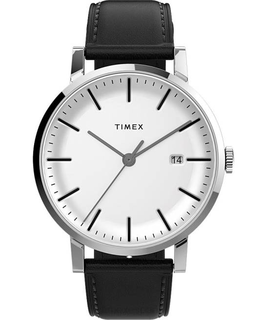 relojes | Timex reloj midtown de 38 mm con pulsera de acero inoxidable acero inoxidable/negro/blanco hombres Z8X2140