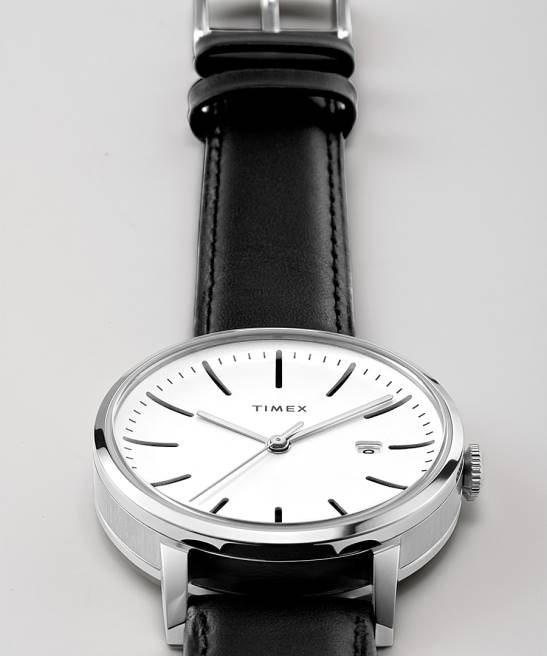 relojes | Timex reloj midtown de 38 mm con pulsera de acero inoxidable acero inoxidable/negro/blanco hombres Z8X2140