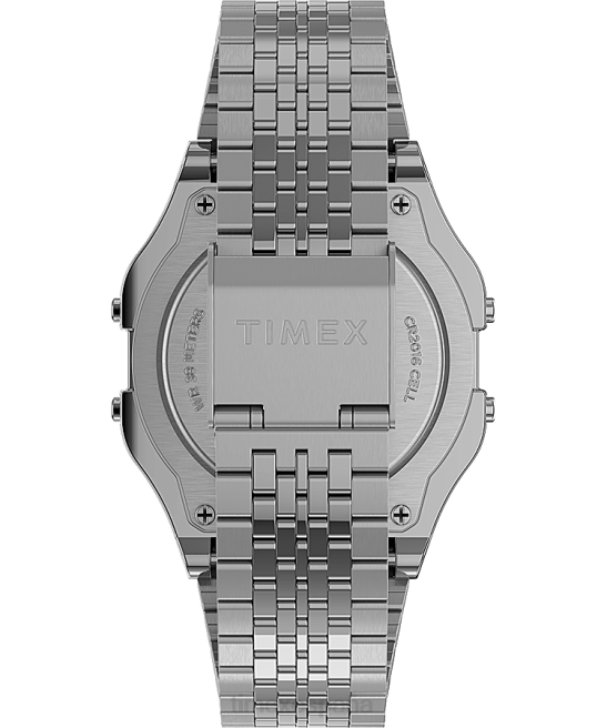 relojes | Timex reloj t80 de 34 mm con pulsera de acero inoxidable tono plateado hombres Z8X2139