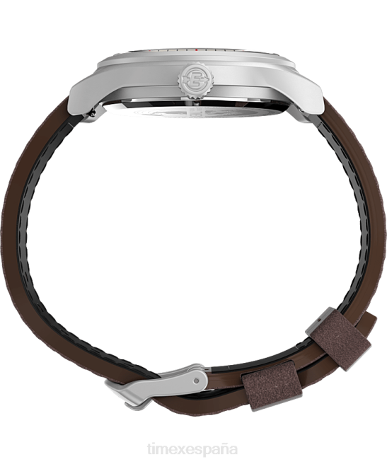 relojes | Timex Reloj Expedition North Sierra de 40 mm con correa de cuero. acero inoxidable/marrón/crema hombres Z8X2188