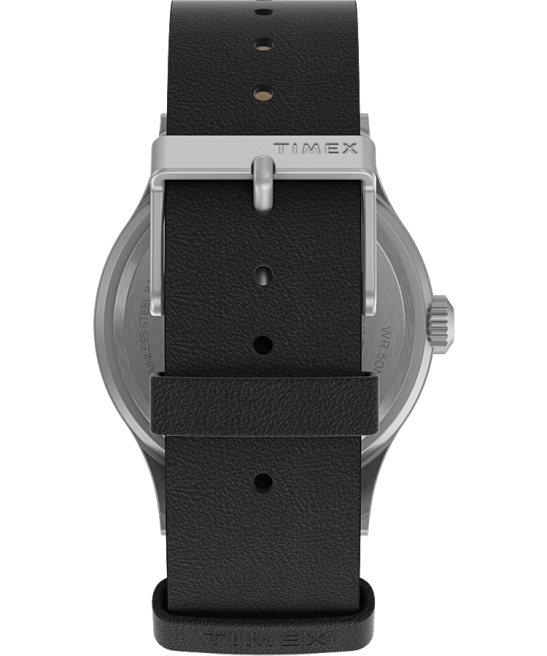 relojes | Timex Reloj Expedition North Sierra de 40 mm con correa de cuero. acero inoxidable/negro hombres Z8X2224