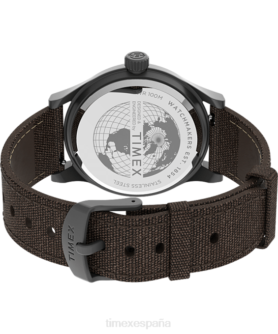 relojes | Timex Reloj Expedition North Sierra de 40 mm con correa de tela acero inoxidable/marrón hombres Z8X2239