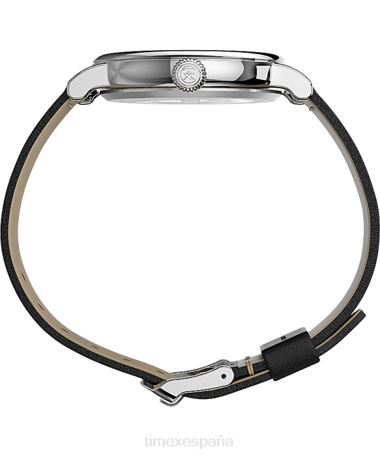 relojes | Timex estándar x cacahuetes con el día de san valentín de snoopy tono plateado/negro/blanco hombres Z8X2232