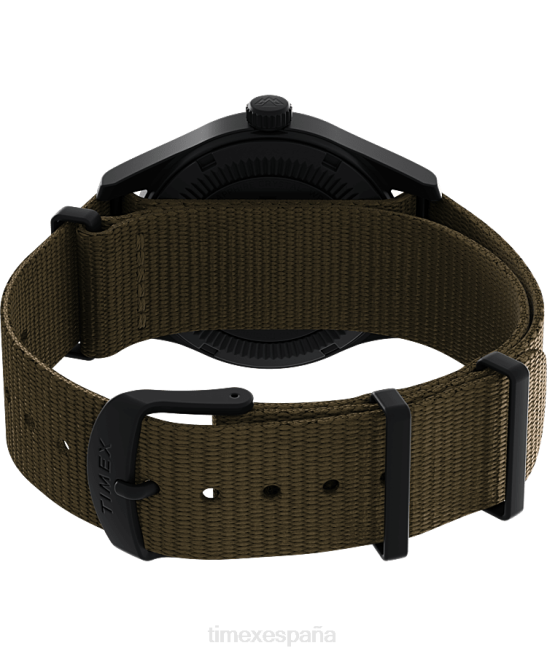 relojes | Timex Reloj Expedition North Field Post Solar de 36 mm con correa de tela reciclada ip-negro/bronceado/negro hombres Z8X223