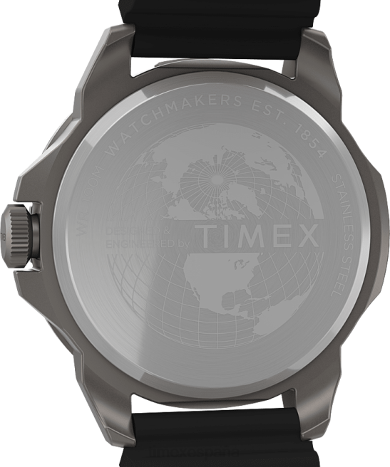 relojes | Timex Reloj Expedition North Ridge de 41 mm con correa de silicona. titanio/negro hombres Z8X27
