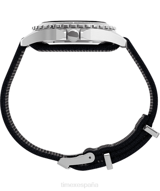 relojes | Timex Reloj Navi XL de 41 mm con correa de tela acero inoxidable/azul marino oscuro hombres Z8X212