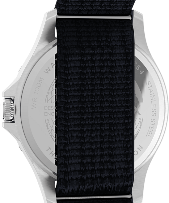 relojes | Timex Reloj Navi XL de 41 mm con correa de tela acero inoxidable/azul marino oscuro hombres Z8X212