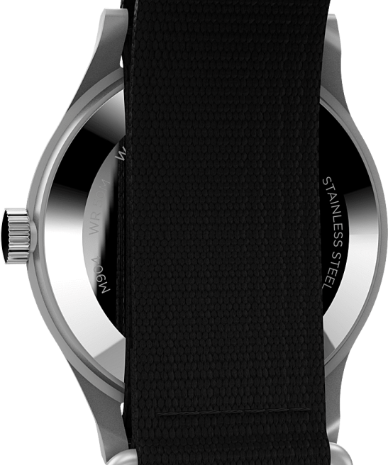 relojes | Timex x reloj todd snyder mk1 de 40 mm con correa de tela acero inoxidable/negro/otro hombres Z8X21