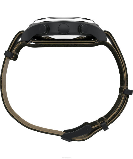 relojes | Timex x reloj todd snyder mk1 de 42 mm con correa de tela verde negro hombres Z8X215