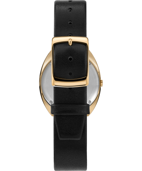 relojes | Q Timex Reloj con correa de cuero de 43 x 39 mm reedición de 1972 tono dorado/negro/burdeos hombres Z8X267