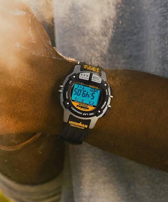 relojes | x TIMEX reedición de huckberry ironman flix gris negro hombres Z8X278