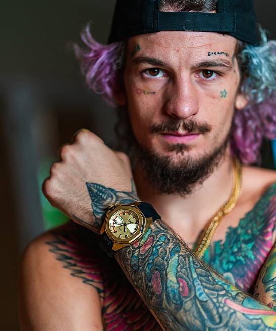 relojes | Timex reloj ufc pro de 44 mm con correa de silicona tono dorado/negro hombres Z8X2272