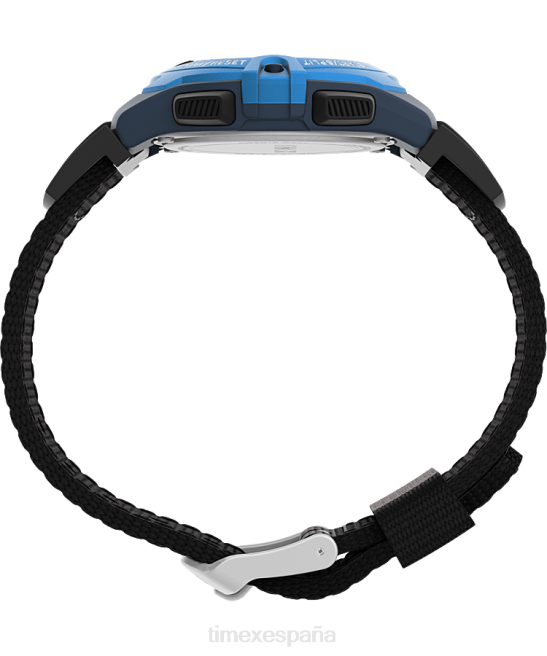 relojes | Timex Reloj Expedition Cat mediano de 34 mm con correa de tela azul negro hombres Z8X2258