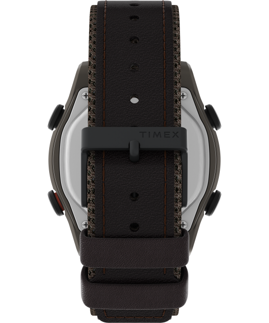 relojes | Timex Reloj Expedition Trailblazer+ de 43 mm con correa de material mixto. rojo marrón hombres Z8X2241