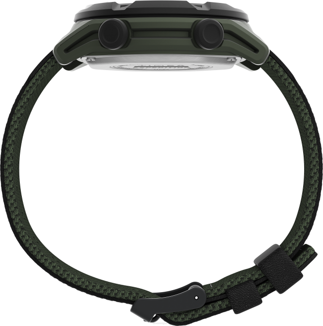 relojes | Timex Reloj Expedition Trailblazer+ de 43 mm con correa de material mixto. verde/negro hombres Z8X2240
