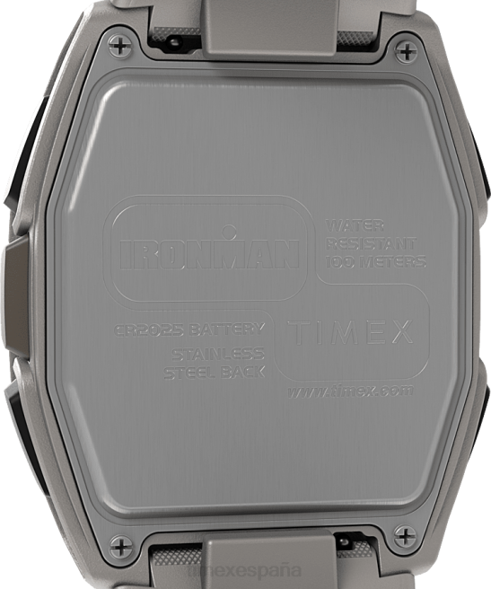 relojes | Timex reloj ironman t300 con correa de silicona blanco negro hombres Z8X2261