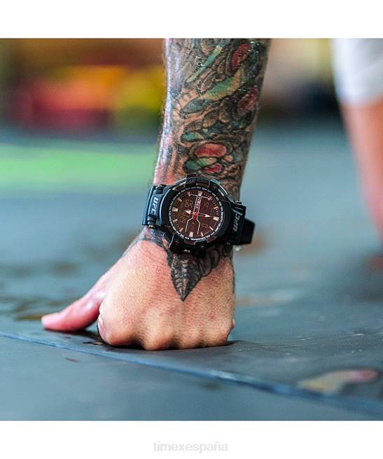 relojes | Timex reloj ufc combat de 53 mm con correa de resina gris negro hombres Z8X2269