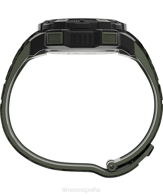 relojes | Timex reloj ufc core shock de 45 mm con correa de resina negro/camuflaje hombres Z8X2268