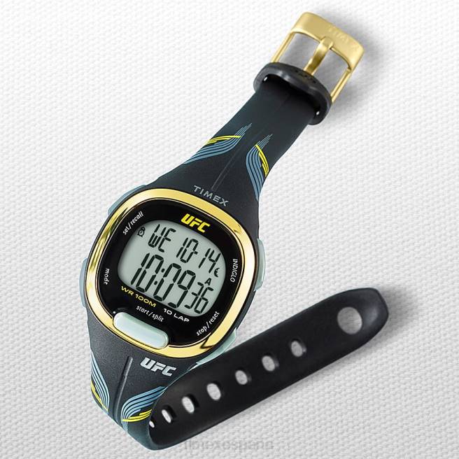 relojes | Timex reloj ufc takedown de 33 mm con correa de resina negro hombres Z8X2253
