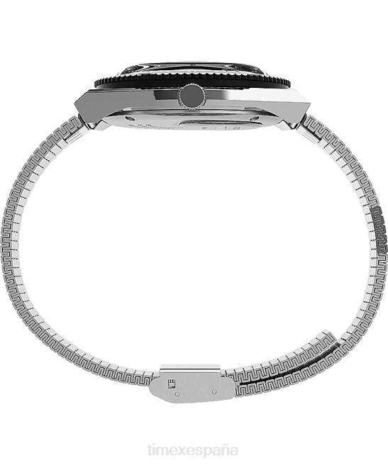 relojes | Q Timex Reedición de reloj con pulsera de acero inoxidable de 38 mm. acero inoxidable/negro hombres Z8X2118