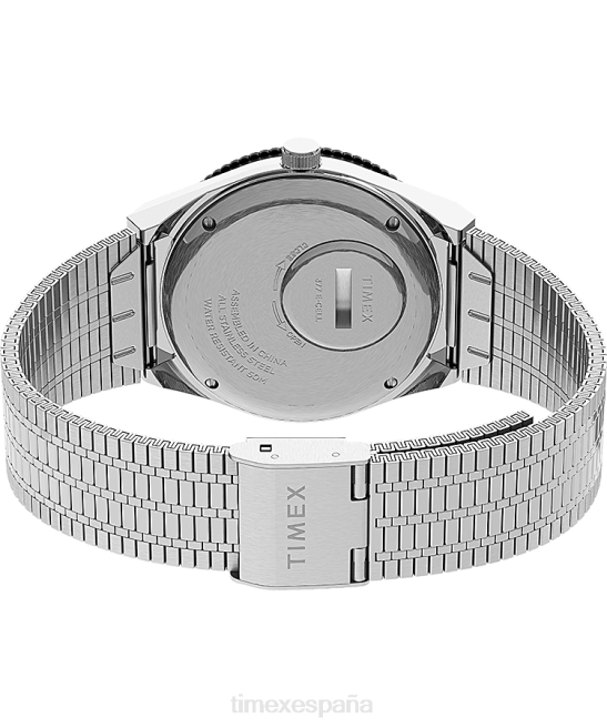 relojes | Q Timex Reedición de reloj con pulsera de acero inoxidable de 38 mm. acero inoxidable/negro hombres Z8X2118