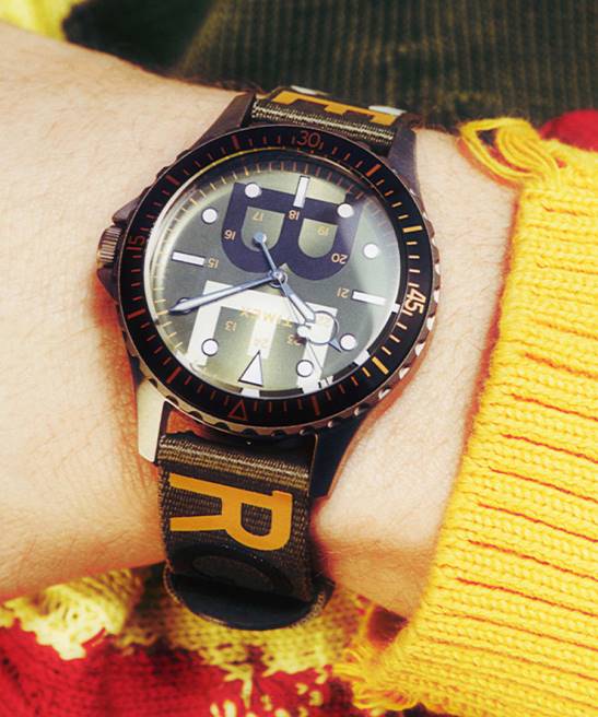 relojes | Timex reloj navi x iceberg de 38 mm con correa de tela titanio/verde hombres Z8X2111