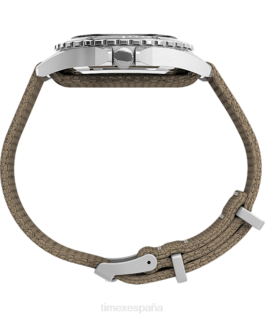 relojes | Timex reloj navi xl de 41 mm con correa de tela acero inoxidable/bronceado/negro hombres Z8X2123