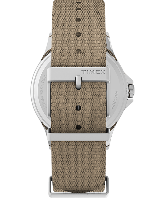 relojes | Timex reloj navi xl de 41 mm con correa de tela acero inoxidable/bronceado/negro hombres Z8X2123