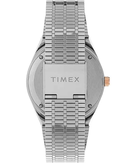 relojes | Q Timex Reloj con pulsera de acero inoxidable de 36 mm. acero inoxidable/tono plateado mujer Z8X2348