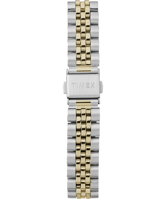 relojes | Timex Reloj Waterbury tradicional de 34 mm con pulsera de acero inoxidable. bicolor/blanco mujer Z8X2373