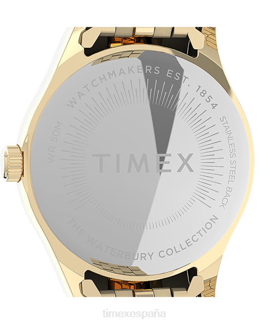 relojes | Timex Reloj Waterbury tradicional de 34 mm con pulsera de acero inoxidable. tono dorado mujer Z8X2357