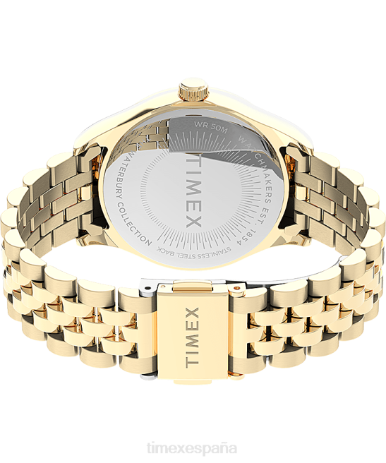 relojes | Timex Reloj Waterbury tradicional de 34 mm con pulsera de acero inoxidable. tono dorado mujer Z8X2357