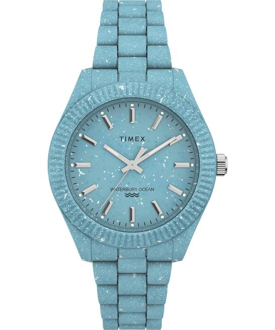 relojes | Timex reloj Legacy Ocean de 37 mm con pulsera de plástico reciclado azul mujer Z8X2381