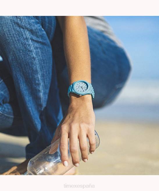 relojes | Timex reloj Legacy Ocean de 37 mm con pulsera de plástico reciclado azul mujer Z8X2381
