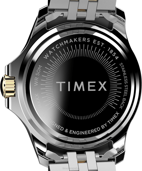relojes | Timex reloj kaia de 38 mm con pulsera de acero inoxidable bicolor/tono plateado mujer Z8X2361