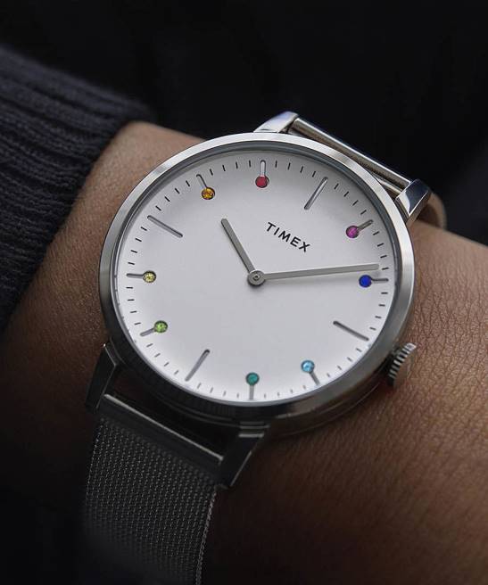 relojes | Timex reloj midtown de 36 mm con pulsera de acero inoxidable acero inoxidable/tono plateado mujer Z8X2329