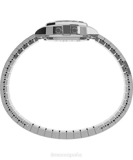 relojes | Timex reloj t80 mini de 27 mm con correa de expansión de acero inoxidable tono plateado/acero inoxidable mujer Z8X2346