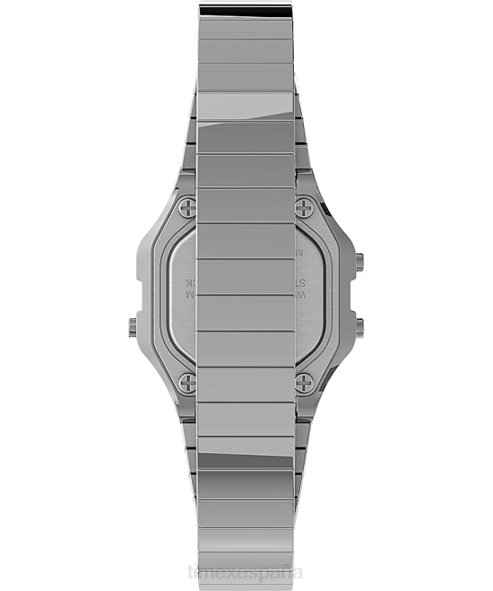 relojes | Timex reloj t80 mini de 27 mm con correa de expansión de acero inoxidable tono plateado/acero inoxidable mujer Z8X2346