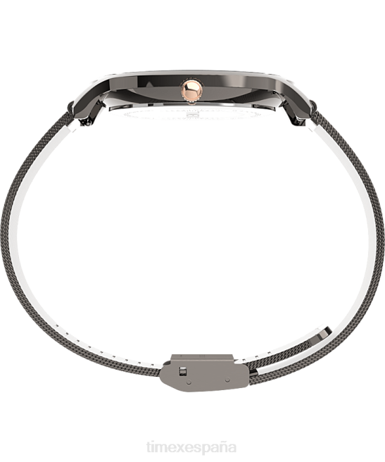relojes | Timex trascender reloj de 38 mm con correa de malla de acero inoxidable bronce/negro mujer Z8X2355