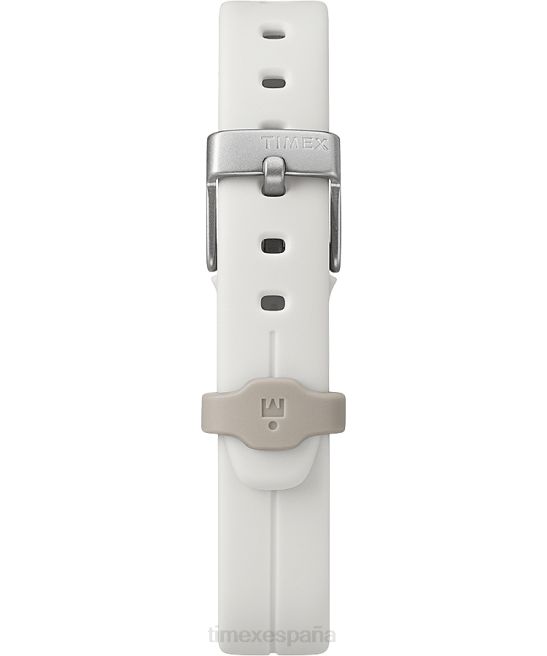 relojes | Timex Reloj Ironman Transit de tamaño mediano con correa de resina de 33 mm. blanco/tono oro rosa mujer Z8X2407