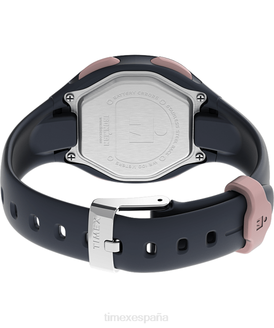 relojes | Timex reloj transit de 33 mm con correa de resina azul marino/tono oro rosa mujer Z8X2408