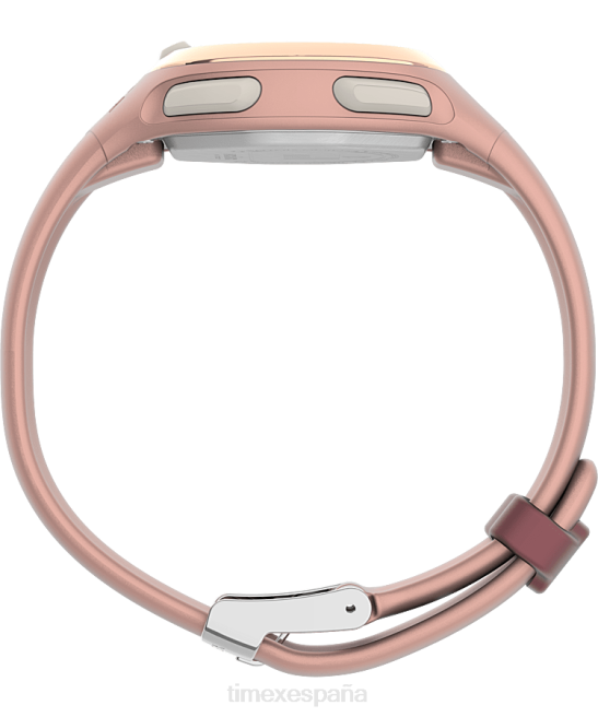 relojes | Timex reloj transit de 33 mm con correa de resina tono rosa/oro rosa mujer Z8X2406