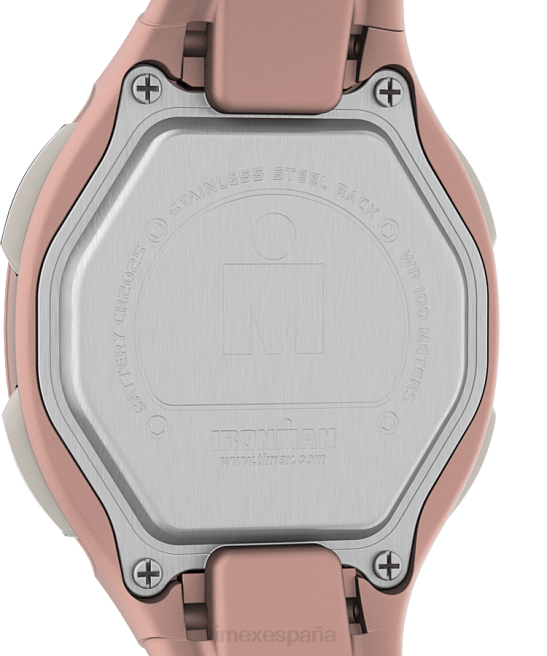 relojes | Timex reloj transit de 33 mm con correa de resina tono rosa/oro rosa mujer Z8X2406