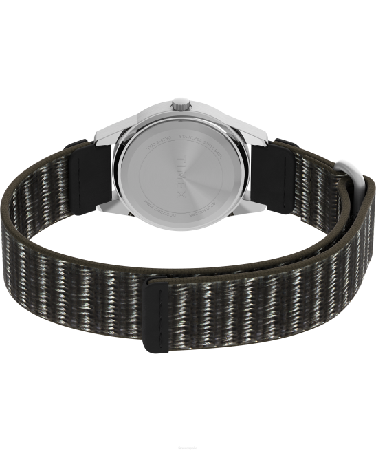 relojes | Timex Reloj Expedition Field Mini de 26 mm con correa fastwrap acero inoxidable/negro mujer Z8X2395